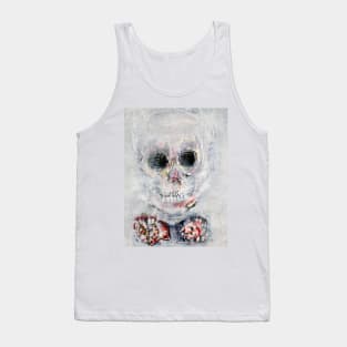 SKULL with BOW TIE Tank Top